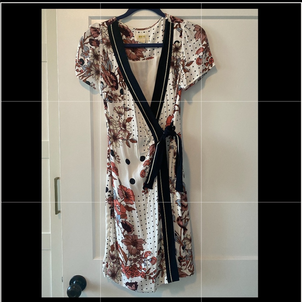Wrap style dress from Anthropologie